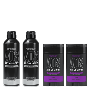 Cooling Muscle Spray + Defy Antiperspirant