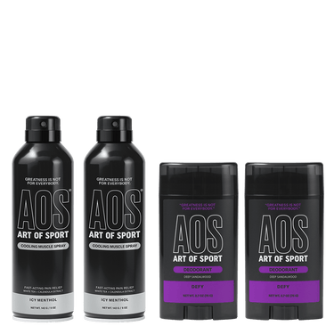 Cooling Muscle Spray + Defy Deodorant